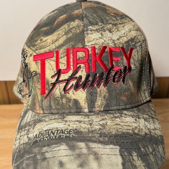 Vintage Turkey Hunter Snapback Hat Cap Trucker - Picture 1 of 8